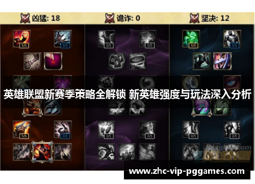 英雄联盟新赛季策略全解锁 新英雄强度与玩法深入分析